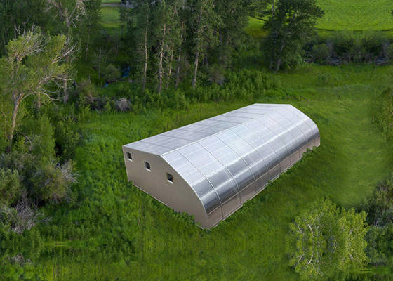 Большой Prefab стальной автопарк дома полинял дом укрытия зеленый с панелью солнечных батарей