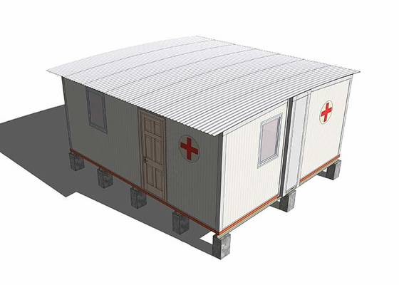 Лагерь портативного аварийного мобильного полевого госпиталя анти- эпидемический со стеной панели сэндвича