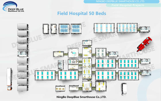 Цвет модульной системы мобильного полевого госпиталя изоляции укрытия складной подгонянный