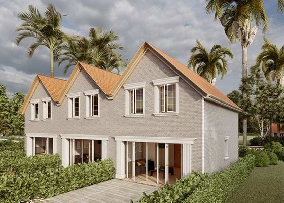 UK 2-Storey Prefab Apartment Buildings | Light Steel Frame Housing
