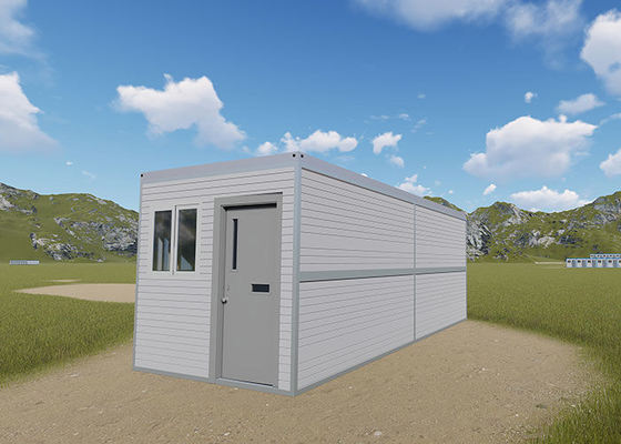 Modular Home Prefab Folding Container Houses 20FT 40FT For Affordable Emergency Shed