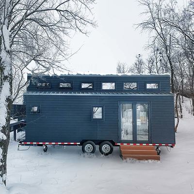 Factory Direct Light Gauge Steel Prefabricated Tiny House On Wheels With Thermal Metal Siding
