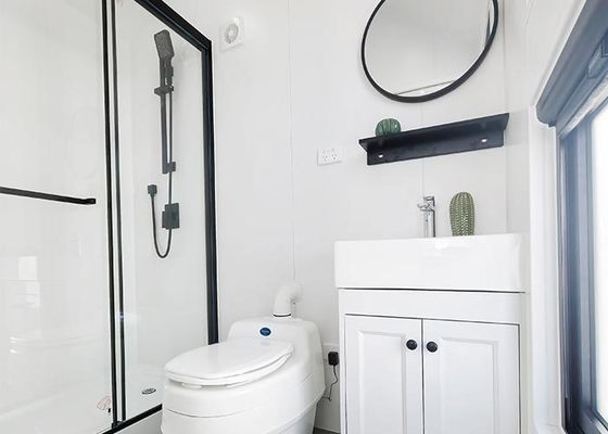 Luxury A-Frame House Low-Rise Villa Heat-Insulated Modular Home Prefab Tiny House On Wheels