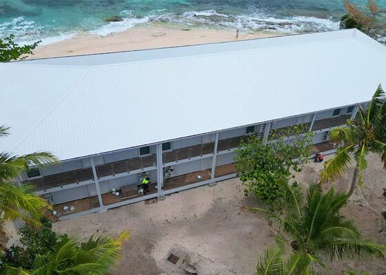 South America Market Prefab Modular Hotel Home With Light Gauge Steel Frame Fiji hotel