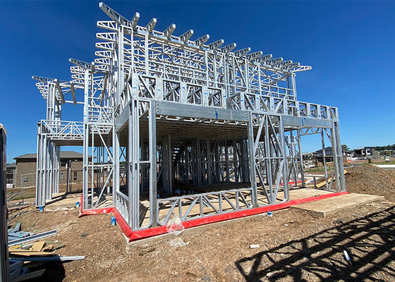 AS4600 Light Steel Framing Prefabricated Luxury Villa Prefab Homes