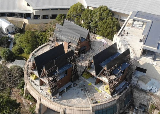 Предварительно сконструированный модульный дом деревянный дизайн противотуманный бунгало дома быстрое строительство