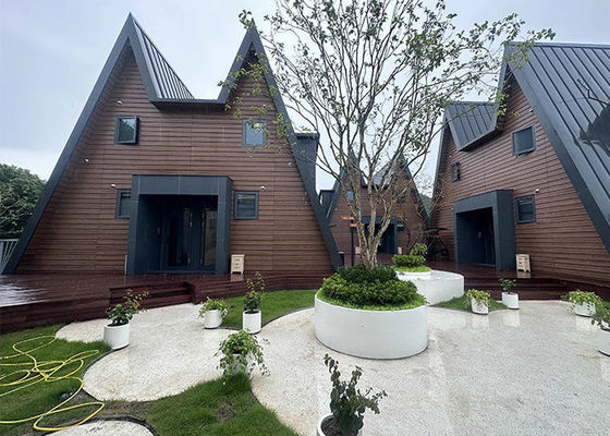 Сборный дом А-образного типа с легким стальным каркасом, комплект для кемпинга