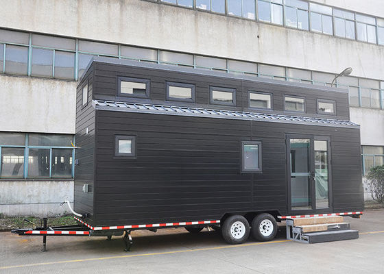 Дом Odular Home Tiny House на колесах с прицепом для Airbnb, сборная легкая стальная конструкция