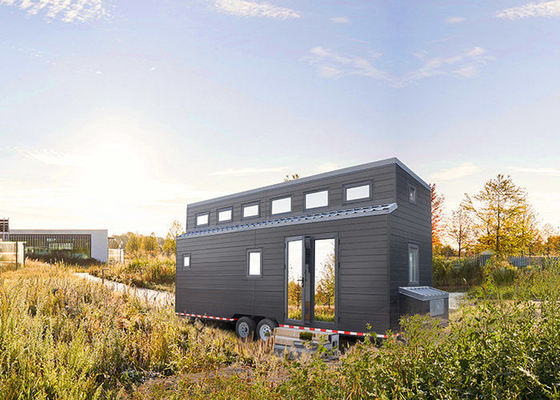 AS/NZS/US Standard Light Steel Prefab Tiny House On Wheels Модульный домашний комплект