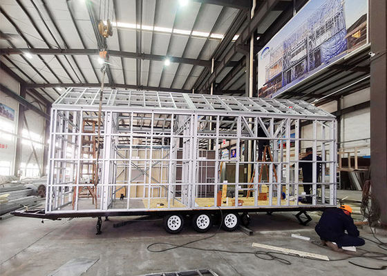 NZ/AU/EU Approved Portable Mobile Tiny House On Wheels with Optional Loft (НЗ/АУ/ЕС) Одобрили портативный мобильный крошечный дом на колесах с дополнительным потолком