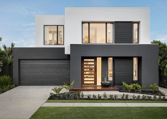 Стандартный AU Luxury Modular Prefab Villa 3 спальни Вилла Легкая стальная коробка дома