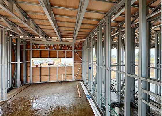 Fast Construction Prefabricated Steel Structure Single Family Home Bungalow House