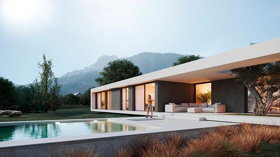 AS/US Сборный каркас из легкой стали для односемейного дома, бунгало, комплекты стальных домов