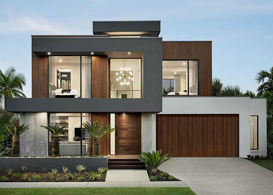 2-этажная вилла-люксюйр Дом с панельной системой построен с легкой стальной рамой Дом