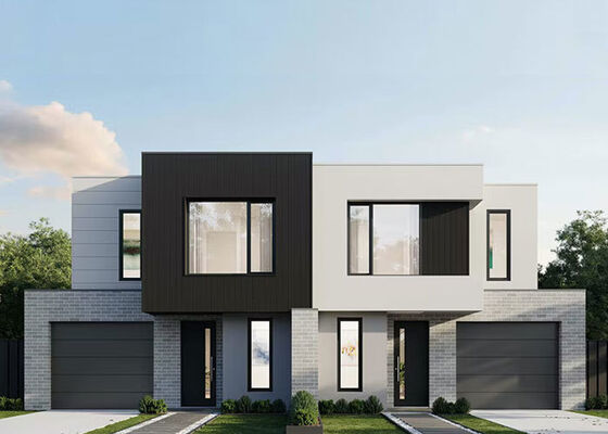 Китай Префабрикованная стальная рамка панелизированные домашние комплекты 40Ft Сэндвич панель водонепроницаемая роскошные виллы