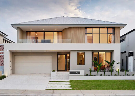 AS/US Легкая стальная конструкция сборного каркасного дома-виллы, модульные комплекты для 4 спален