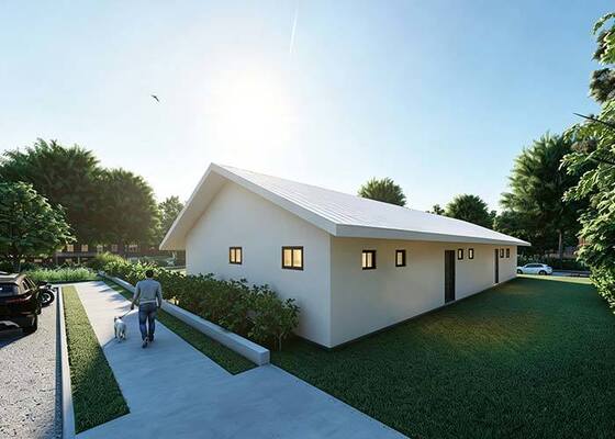 Luxury 5 Bedroom Prefab Villa Light Steel Frame House for Sea Area Coastal Living
