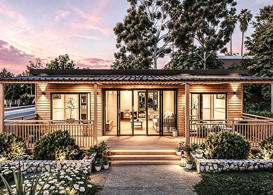 NZS/AS Premium Foldable House By DEEPBLUE SMARTHOUSE'Folding Technology granny flat