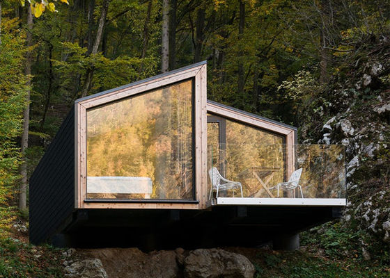 High Performance Connected Modular Homes | Steel Frame Prefab Houses With Aluminium Sliding Doors