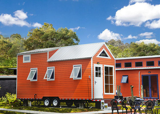 AS/NZS Certified Light Steel Tiny House On Wheels – Prefab Mobile Home With Trailer