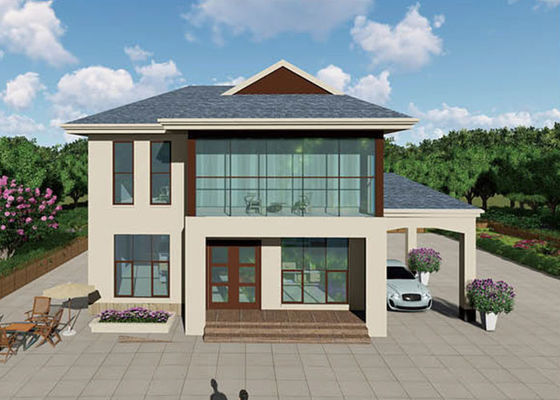 Префабрикованная легкогабаритная стальная конструкция 300 кв.м. роскошная вилла построена по австралийским стандартам