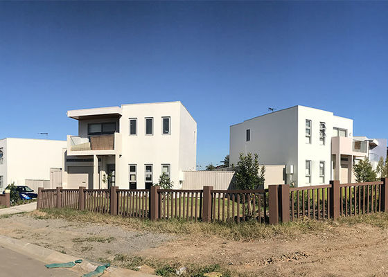 Конструкция на заказ и легкая сборка Легкая стальная рама Сборные дома, виллы и городские дома