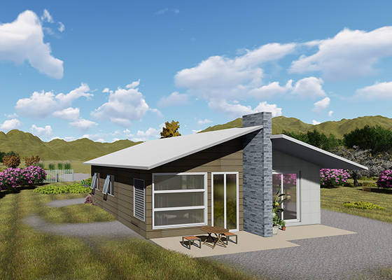Strong Mobile Steel Structure Homes /Light Gauge Steel Wall 2-Storey Luxury Villa