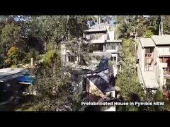 Сборный дом с 2 спальнями с индивидуальным размером и крышей из сэндвич-панели EPS/Rock Wool/PU