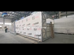 Белые экологически чистые сборные мобильные дома / Легкие стальные деревянные мобильные дома