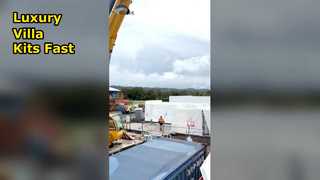 панельный дом, сборный дом, роскошная вилла